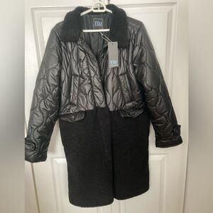 Women's Black Quilted Coat 🧥 (lightweight)